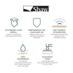 Trendsetter 7 in. W Aberdeen Click Lock Luxury Vinyl Plank Flooring (14.55 sq. ft./case) by Shaw -Shaw stor online aberdeen shaw vinyl plank flooring hd93307091 fa 1000