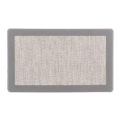Frame Textline Beige 18 in. x 30 in. Anti-Fatigue Standing Mat by World Rug Gallery