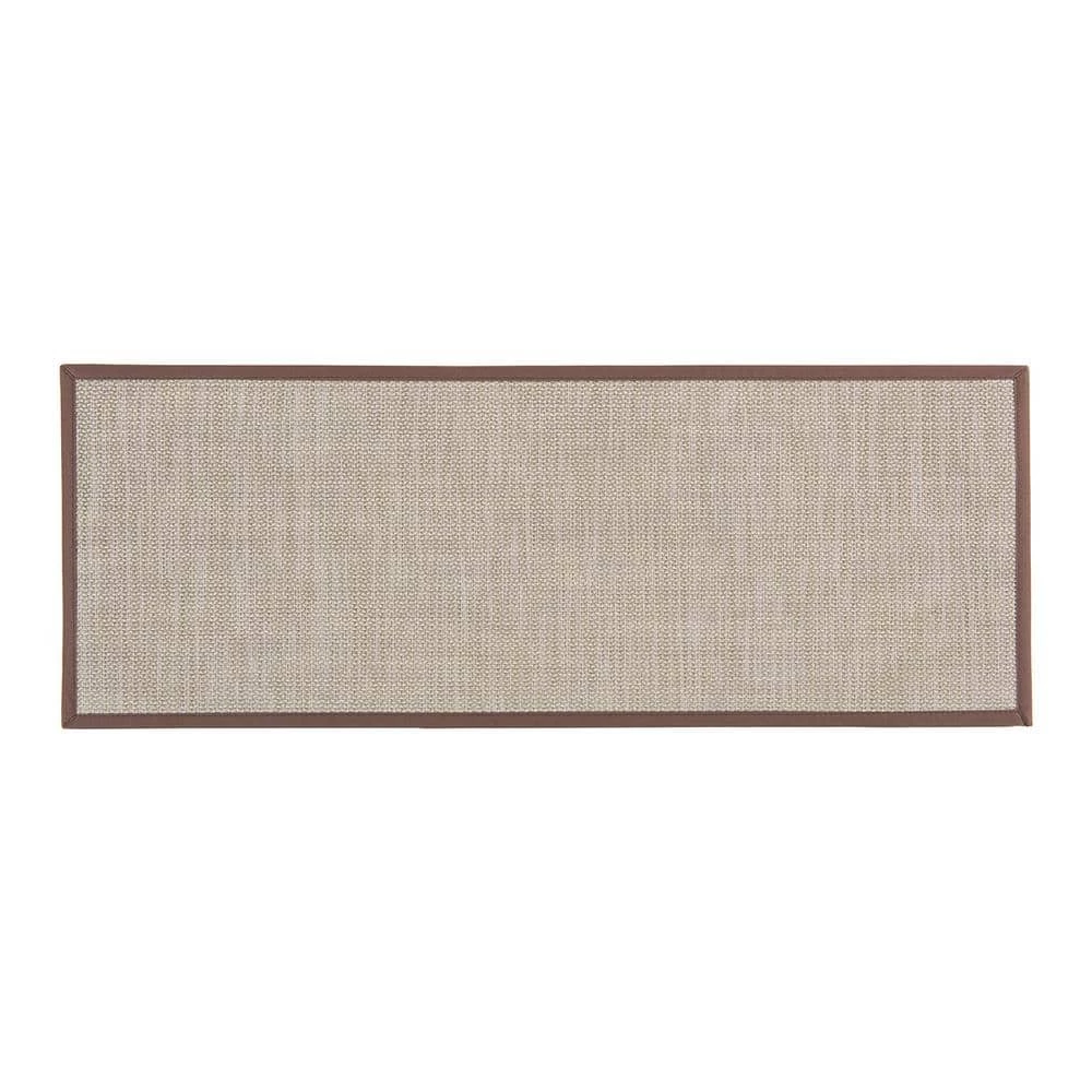 Croswave Beige 18 in. x 47 in. Anti-Fatigue Standing Mat by World Rug Gallery 1 Croswave Beige 18 in. x 47 in. Anti-Fatigue Standing Mat by World Rug Gallery