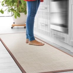 Croswave Beige 18 in. x 47 in. Anti-Fatigue Standing Mat by World Rug Gallery 8 Croswave Beige 18 in. x 47 in. Anti-Fatigue Standing Mat by World Rug Gallery -Shaw stor online beige world rug gallery kitchen mats 1044beige18x47 c3 1000