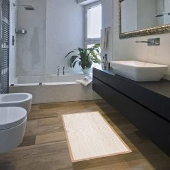 Stripe Beige 18 in. x 30 in. Anti-Fatigue Standing Mat by World Rug Gallery -Shaw stor online beige world rug gallery kitchen mats 1045beige18x30 1f 1000