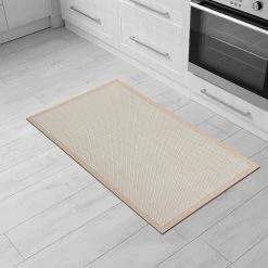 Basketweave Beige 18 in. x 30 in. Anti-Fatigue Standing Mat by World Rug Gallery -Shaw stor online beige world rug gallery kitchen mats 1046beige18x30 31 1000