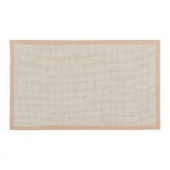 Basketweave Beige 18 in. x 30 in. Anti-Fatigue Standing Mat by World Rug Gallery