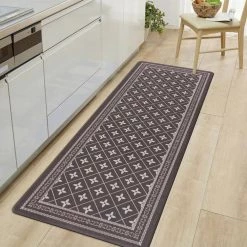 Border Black 18 in. x 47 in. Anti-Fatigue Standing Mat by World Rug Gallery -Shaw stor online black world rug gallery kitchen mats 1024black18x47 31 1000