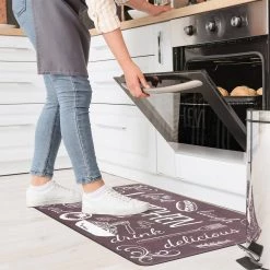 Kitchen Chef Black 18 in. x 30 in. Anti-Fatigue Standing Mat by World Rug Gallery 10 Kitchen Chef Black 18 in. x 30 in. Anti-Fatigue Standing Mat by World Rug Gallery -Shaw stor online black world rug gallery kitchen mats 1032black18x30 1f 1000