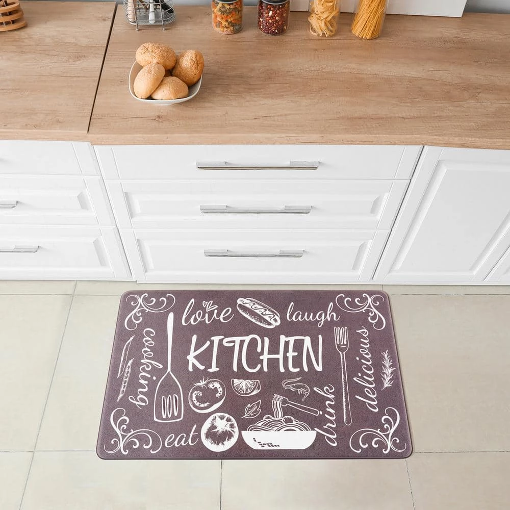 Kitchen Chef Black 18 in. x 30 in. Anti-Fatigue Standing Mat by World Rug Gallery 4 Kitchen Chef Black 18 in. x 30 in. Anti-Fatigue Standing Mat by World Rug Gallery - Image 4