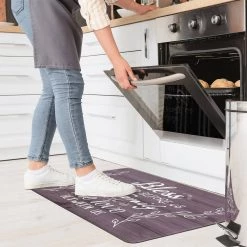 Bless Black 18 in. x 30 in. Anti-Fatigue Standing Mat by World Rug Gallery 10 Bless Black 18 in. x 30 in. Anti-Fatigue Standing Mat by World Rug Gallery -Shaw stor online black world rug gallery kitchen mats 1033black18x30 1f 1000