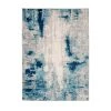 Distressed Contemporary Blue 7 ft. 10 in. x 10 ft. Area Rug by World Rug Gallery