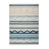 Boho Tribal Geometric Blue 7 ft. 10 in. x 10 ft. Area Rug by World Rug Gallery