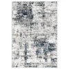 Distressed Modern Abstract Blue 7 ft. 10 in. x 10 ft. Area Rug by World Rug Gallery