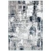 Contemporary Abstract Blue 7 ft. 10 in. x 10 ft. Area Rug by World Rug Gallery