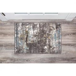 Vintage Distressed Abstract Blue 2 ft. x 3 ft. Area Rug by World Rug Gallery -Shaw stor online blue world rug gallery area rugs 927blue2x3 31 1000