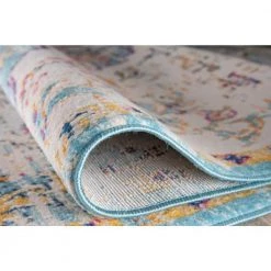 Vintage Traditional Bohemian 5 ft. x 7 ft. Blue Area Rug by World Rug Gallery -Shaw stor online blue world rug gallery area rugs mon837blue5x7 4f 1000