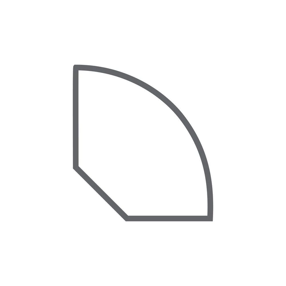 Hamilton Boulder 11/16 in. T x 5/8 in. W x 94 in. L Vinyl Quarter Round Molding by Shaw 4 Hamilton Boulder 11/16 in. T x 5/8 in. W x 94 in. L Vinyl Quarter Round Molding by Shaw - Image 4