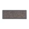 Border Textline Brown 18 in. x 47 in. Anti-Fatigue Standing Mat by World Rug Gallery