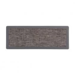 Border Textline Brown 18 in. x 47 in. Anti-Fatigue Standing Mat by World Rug Gallery