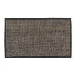Border Brown 18 in. x 30 in. Anti-Fatigue Standing Mat by World Rug Gallery
