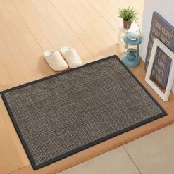 Border Brown 18 in. x 30 in. Anti-Fatigue Standing Mat by World Rug Gallery -Shaw stor online brown world rug gallery kitchen mats 1047brown18x30 c3 1000