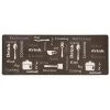 Anti Fatigue 18 in. X 47 in. Brown Kitchen Mat by World Rug Gallery