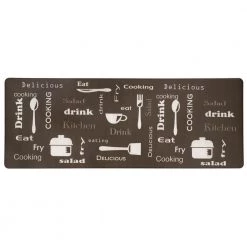 Anti Fatigue 18 in. X 47 in. Brown Kitchen Mat by World Rug Gallery