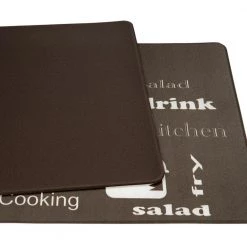 Anti Fatigue 18 in. X 47 in. Brown Kitchen Mat by World Rug Gallery -Shaw stor online brown world rug gallery kitchen mats 850brown18x47 66 1000