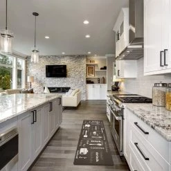 Anti Fatigue 18 in. X 47 in. Brown Kitchen Mat by World Rug Gallery -Shaw stor online brown world rug gallery kitchen mats 850brown18x47 c3 1000