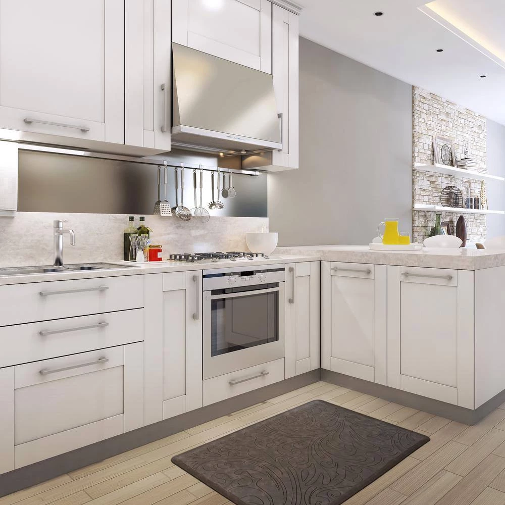 Embossed 20 in. X 30 in. Brown Anti-Fatigue Mat by World Rug Gallery 6 Embossed 20 in. X 30 in. Brown Anti-Fatigue Mat by World Rug Gallery - Image 6