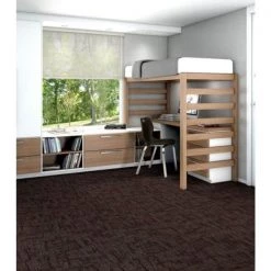 Oneida Red Commercial 24 in. x 24 Glue-Down Carpet Tile (20 Tiles/Case) 80 sq. ft. by Shaw -Shaw stor online cherry shaw carpet tile hdf1200800 31 1000