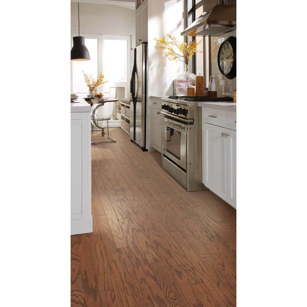 Bradford Oak 3-1/4 in. W Cinnamon Engineered Hardwood Flooring (23.76 sq. ft./case) by Shaw 2 Bradford Oak 3-1/4 in. W Cinnamon Engineered Hardwood Flooring (23.76 sq. ft./case) by Shaw - Image 2