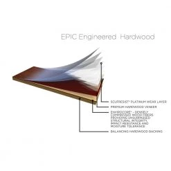 Inspire Maple 5 in. W Cinnamon Engineered Hardwood Flooring (23.66 sq. ft./case) by Shaw -Shaw stor online cinnamon shaw engineered hardwood dh86300460 44 1000