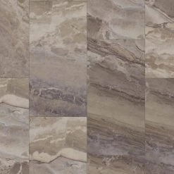 Vista 12 in. W x 24 in. L Coarse Click Lock Vinyl Tile Flooring (15.83 sq.ft./case) by Shaw