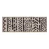 Bohemian Design Geometric Non-Slip Stair Treads 8.6" x 26" Cream (Set of 13) by World Rug Gallery