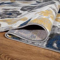 Cream 2 ft. x 7 ft. Vintage Modern Floral Runner Rug by World Rug Gallery -Shaw stor online cream world rug gallery area rugs 2075cream2x7 4f 1000