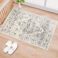 Distressed Vintage Persian 2 ft. x 3 ft. Cream Rug by World Rug Gallery -Shaw stor online cream world rug gallery area rugs 242cream2x3 31 1000