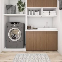 Cream Modern Boho Trellis 18 in. x 30 in. Anti Fatigue Standing Mat by World Rug Gallery 9 Cream Modern Boho Trellis 18 in. x 30 in. Anti Fatigue Standing Mat by World Rug Gallery -Shaw stor online cream world rug gallery kitchen mats 792cream18x30 c3 1000