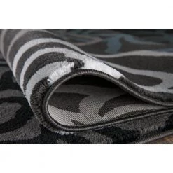 Contemporary Floral Dark Gray 7 ft. 10 in. x 10 ft. 2 in. Indoor Area Rug by World Rug Gallery 8 Contemporary Floral Dark Gray 7 ft. 10 in. x 10 ft. 2 in. Indoor Area Rug by World Rug Gallery -Shaw stor online dark gray world rug gallery area rugs 108d gray8x10 c3 1000