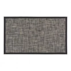 Basketweave Textline Dark Gray 18 in. x 30 in. Anti-Fatigue Standing Mat by World Rug Gallery