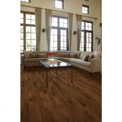 Western Hickory 5 in. W Espresso Engineered Hardwood Flooring (23.66 sq. ft./case) by Shaw -Shaw stor online espresso shaw engineered hardwood dh83300879 1d 1000