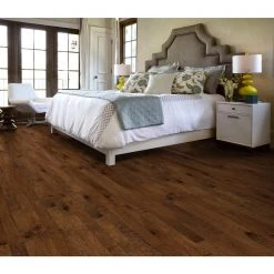 Western Hickory 5 in. W Espresso Engineered Hardwood Flooring (23.66 sq. ft./case) by Shaw -Shaw stor online espresso shaw engineered hardwood dh83300879 40 1000