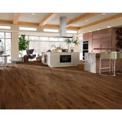 Western Hickory 5 in. W Espresso Engineered Hardwood Flooring (23.66 sq. ft./case) by Shaw -Shaw stor online espresso shaw engineered hardwood dh83300879 a0 1000