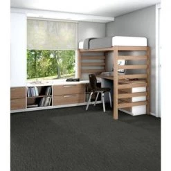 Dynamic Gray Commercial 24 in. x 24 Glue-Down Carpet Tile (20 Tiles/Case) 80 sq. ft. by Shaw -Shaw stor online foghorn shaw carpet tile hde6161515 31 1000