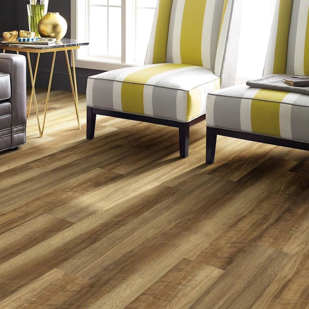 Jefferson 7 in. W Golden Click Lock Luxury Vinyl Plank Flooring (18.68 sq. ft./case) by Shaw 3 Jefferson 7 in. W Golden Click Lock Luxury Vinyl Plank Flooring (18.68 sq. ft./case) by Shaw - Image 3
