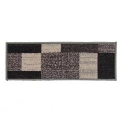 Moden Boxes Design Non-Slip Stair Treads 8.6" x 26" Gray (Set of 4) by World Rug Gallery