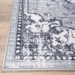 Distressed Traditional Bohemian Non Slip Gray 2 ft. x 7 ft. Area Rug by World Rug Gallery 10 Distressed Traditional Bohemian Non Slip Gray 2 ft. x 7 ft. Area Rug by World Rug Gallery -Shaw stor online gray world rug gallery area rugs 2017gray2x7 4f 1000