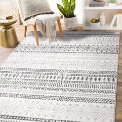 Gray 5 ft. x 7 ft. Distressed Boho Geometric Modern Area Rug by World Rug Gallery 17 Gray 5 ft. x 7 ft. Distressed Boho Geometric Modern Area Rug by World Rug Gallery -Shaw stor online gray world rug gallery area rugs 2080gray5x7 31 1000