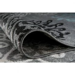 Contemporary Gray 9 ft. x 12 ft. Floral Indoor Area Rug by World Rug Gallery -Shaw stor online gray world rug gallery area rugs 303gray9x12 4f 1000