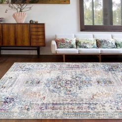Boho Abstract Vintage Oriental Gray 7 ft. 10 in. x 10 ft. Area Rug by World Rug Gallery -Shaw stor online gray world rug gallery area rugs 6020gray8x10 4f 1000