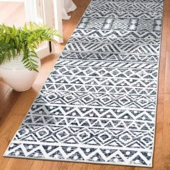 Gray 2 ft. x 7 ft. Contemporary Distressed Geometric Machine Washable Runner Rug by World Rug Gallery 13 Gray 2 ft. x 7 ft. Contemporary Distressed Geometric Machine Washable Runner Rug by World Rug Gallery -Shaw stor online gray world rug gallery area rugs 7019gray2x7 31 1000