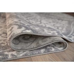 Distressed Floral Damask Bohemian Gray 5 ft. x 7 ft. Area Rug by World Rug Gallery -Shaw stor online gray world rug gallery area rugs 702gray5x7 c3 1000