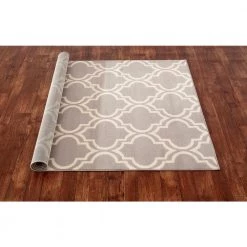 Modern Moroccan Trellis Gray 8 ft. x 9 ft. Area Rug by World Rug Gallery -Shaw stor online gray world rug gallery area rugs 9101 gray 7 6 x 9 5 40 1000